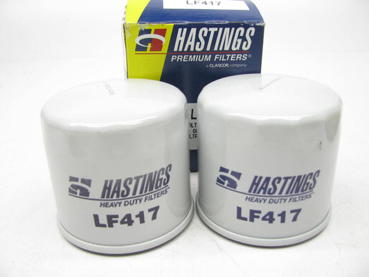 (2) Hastings LF417 Engine Oil Filter