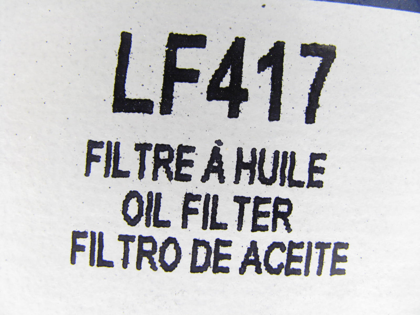 (2) Hastings LF417 Engine Oil Filter