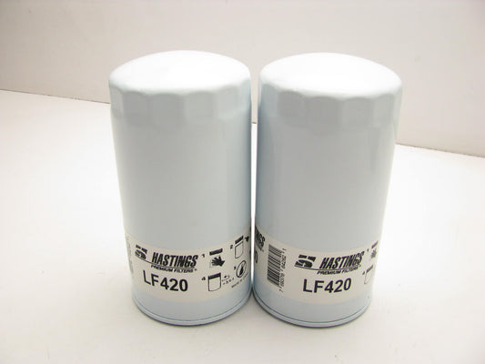 (2) Hastings LF420 Oil Filter Replaces PH5101 LF3482 85429 2137