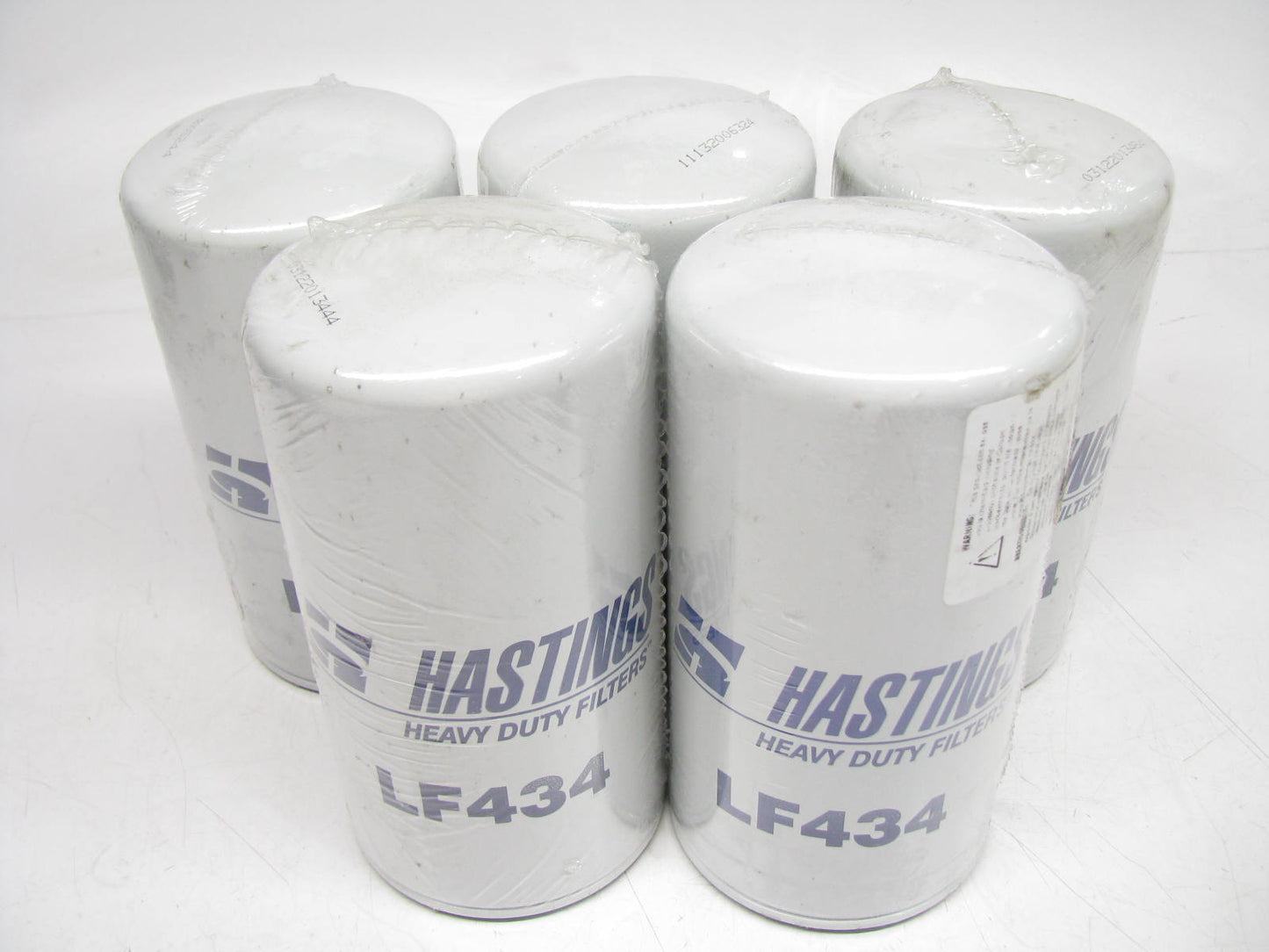 (5) Hastings LF434 Oil Filters - HD Spin-on Oil Filter