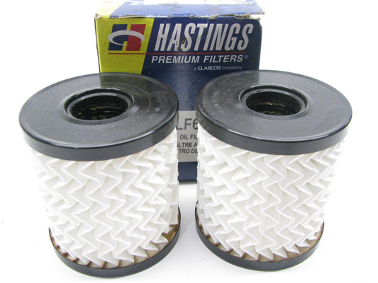 (2) Hastings LF631 Cartridge Engine Oil Filters