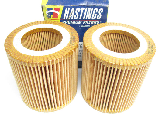 (2) Hastings LF634 Cartridge Engine Oil Filters