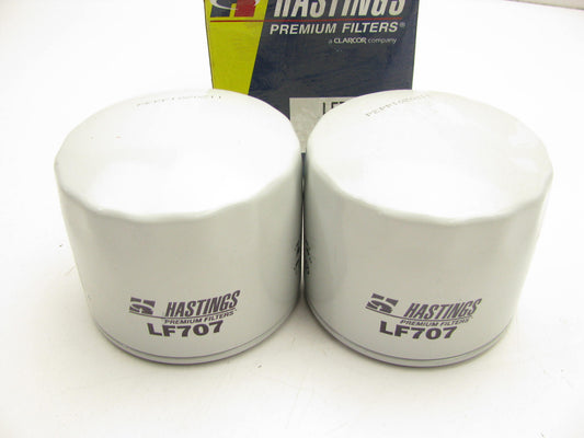 (2) Hastings LF707 Engine Oil Filters