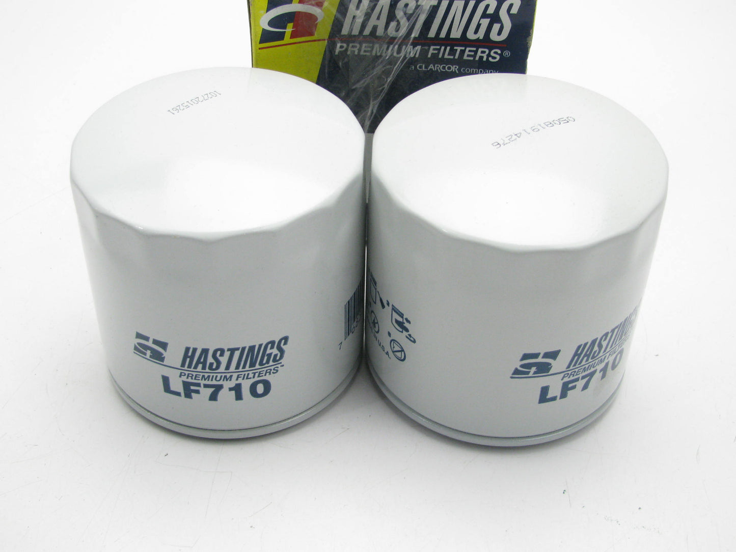 (2) Hastings LF710 Engine Oil Filter For Bomag, Kubota, Thomas Tractors