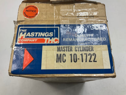 REMAN. Hastings MC10-1722 Brake Master Cylinder For 1971-75 Toyota Land Cruiser