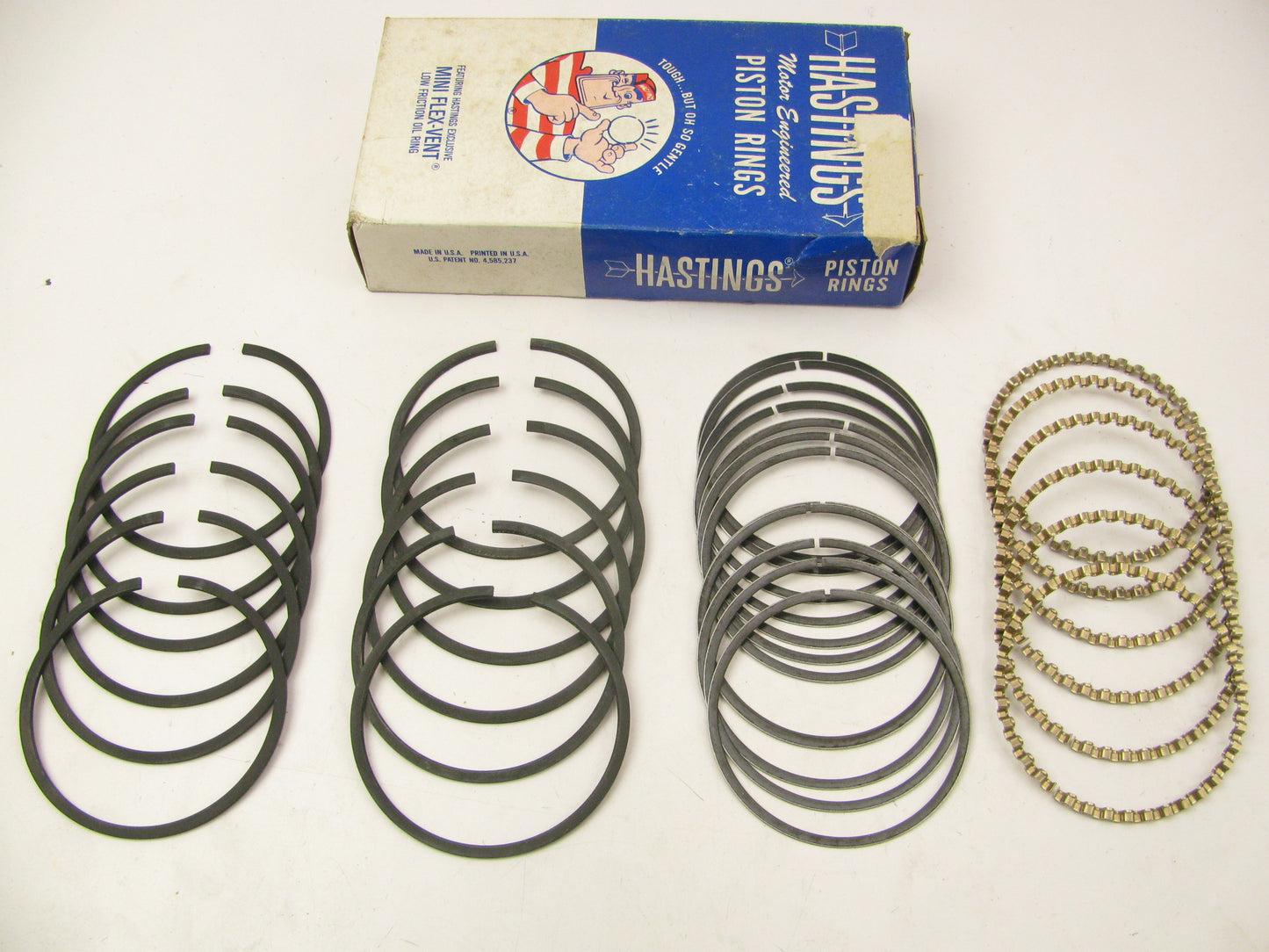 Hastings SR-1322 Piston Rings - Standard For 1960-1987 Chrysler 170 198 225-L6
