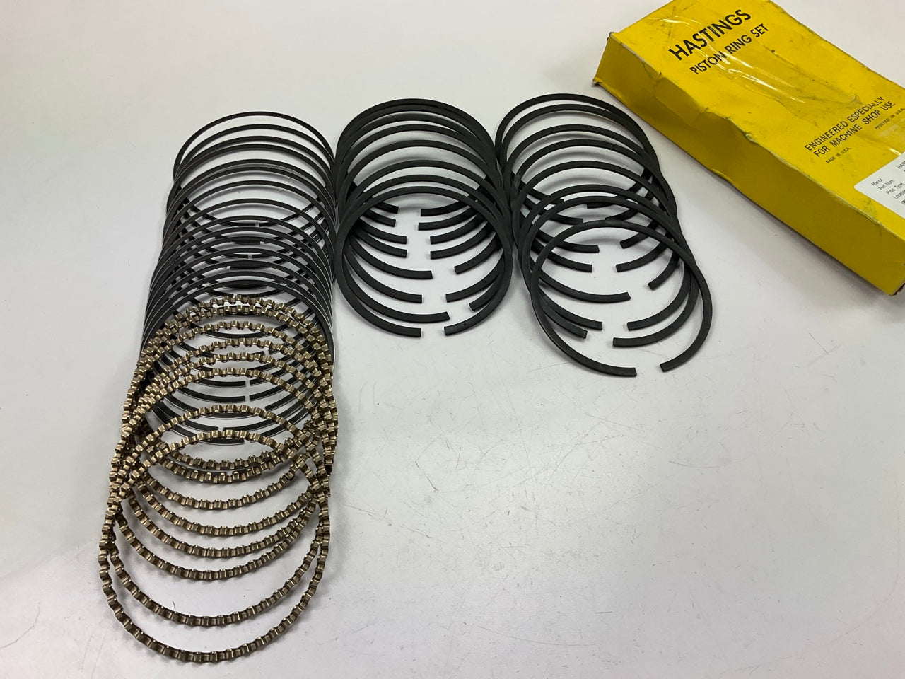 Hastings SR1126 Engine Piston Rings - Standard For 1967-1984 Jeep AMC 343 360-V8