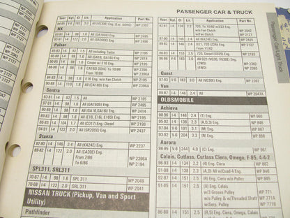 Hastings WP1-399-5 Quality Remanufactured Water Pumps Catalog - 1995, 87 Pages