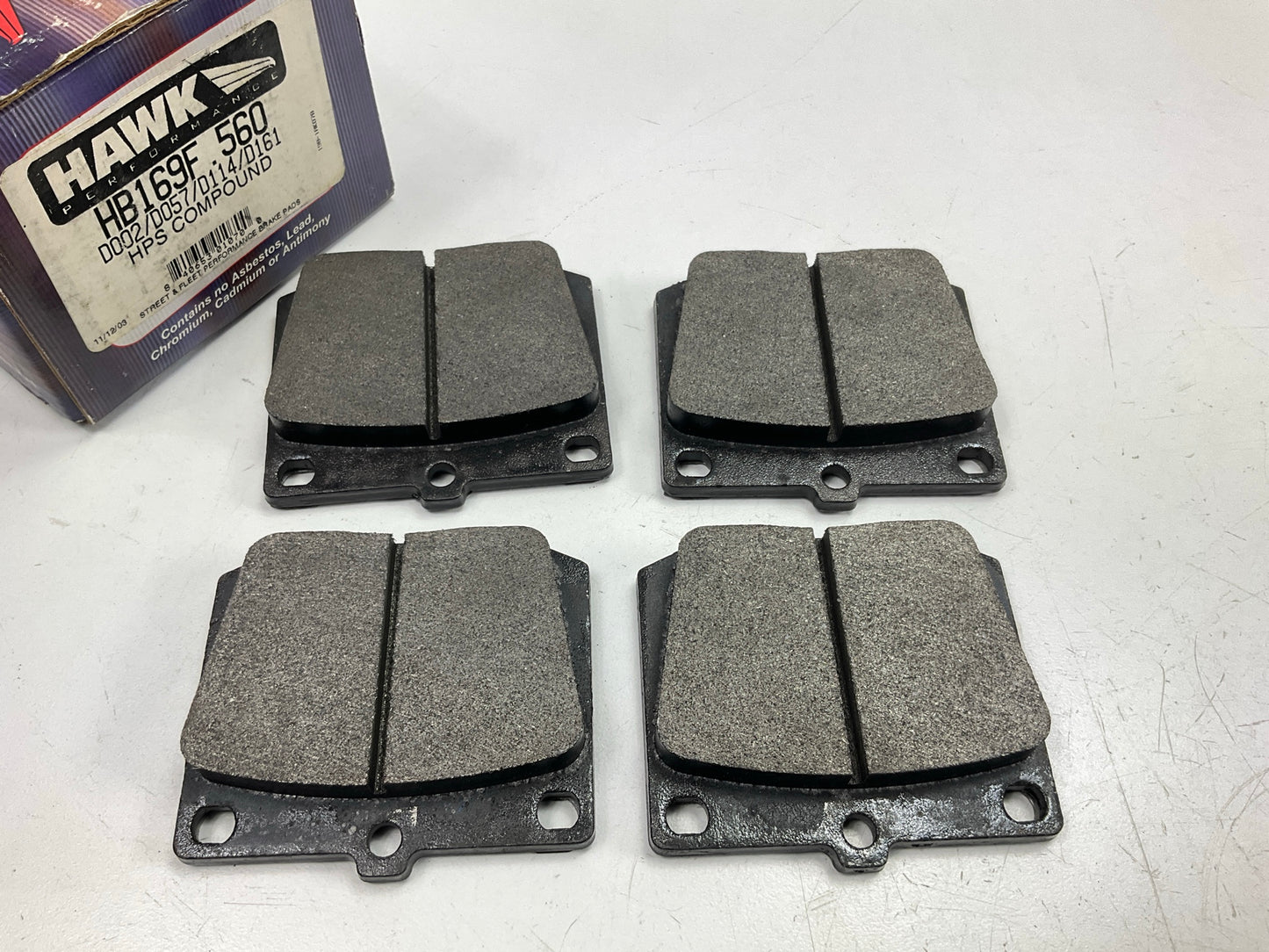 Hawk HB169F.560 Front STREET PERFORMANCE Brake Pads For 1975-1978 Datsun 280z