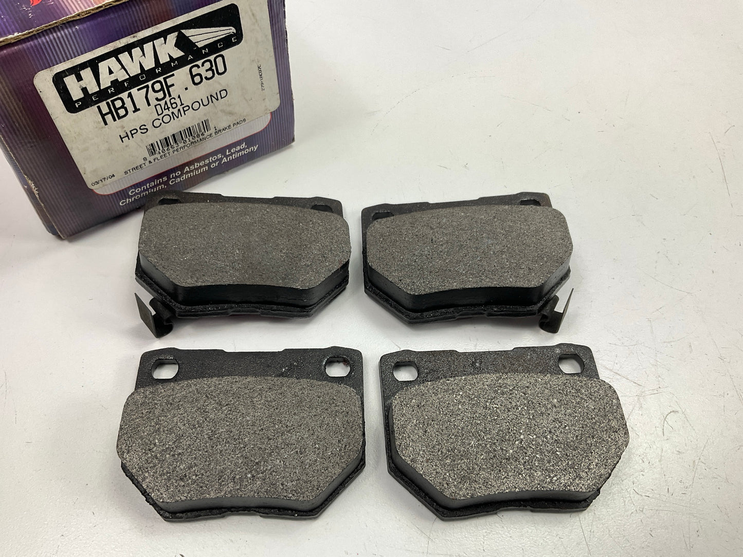 Hawk HB179F.630 Rear STREET PERFORMANCE Brake Pads For 90-95 Nissan 300zx Z32