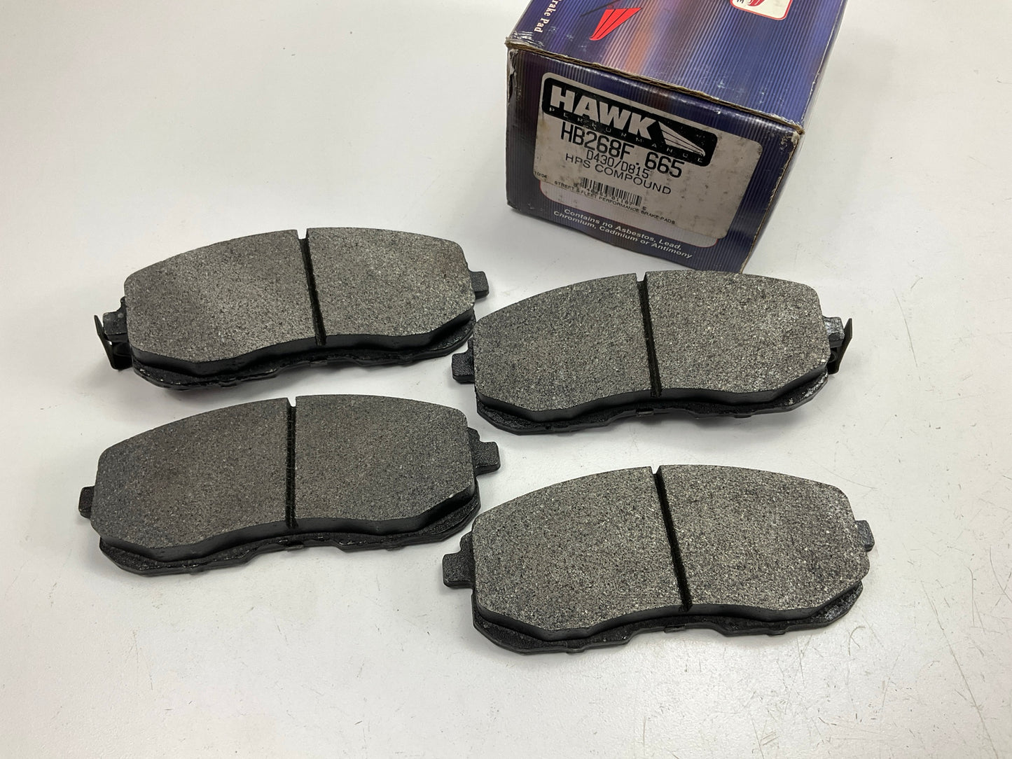 Hawk HB268F.665 STREET PERFORMANCE Front Brake Pads