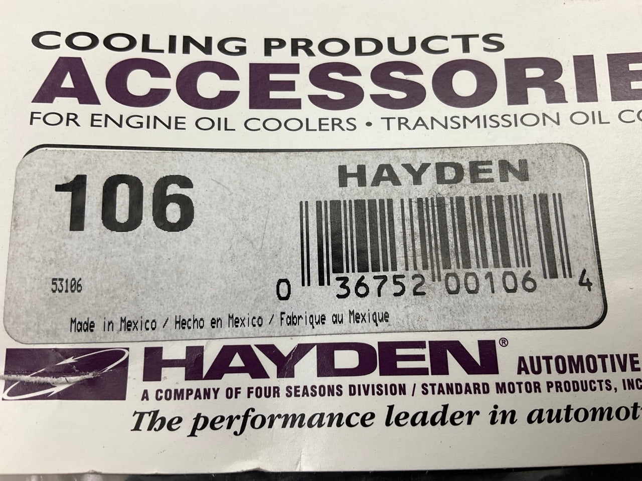 HAYDEN 106 Auto Transmission Oil Cooler Hose 3/8'' Diameter X 4.5-FT Length