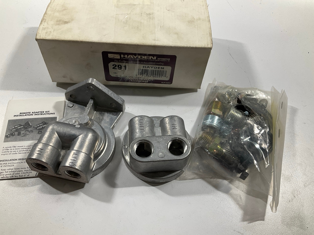 Hayden 291 Engine Oil Filter Remote Mounting Kit