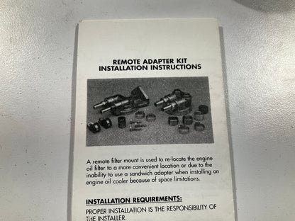 Hayden 291 Engine Oil Filter Remote Mounting Kit
