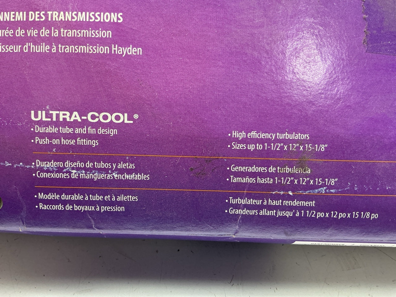 Hayden 405 Ultra-Cool Transmission Oil Cooler Kit 3/4'' X 10'' X 15-7/8''
