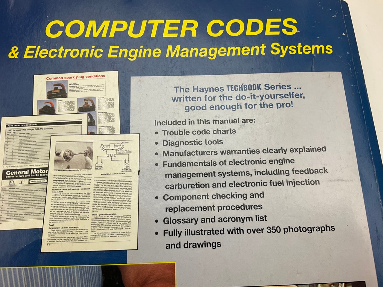 OPENED - Haynes 10205 Techbook Automotive Computer Codes (1981-1995 Pre-OBD-II)