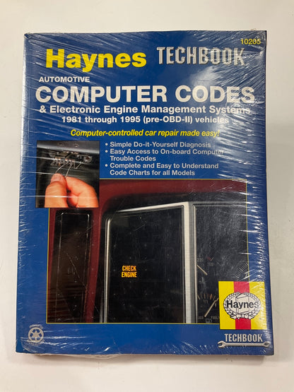 SEALED - Haynes 10205 Automotive Computer Codes Techbook 1981-1995