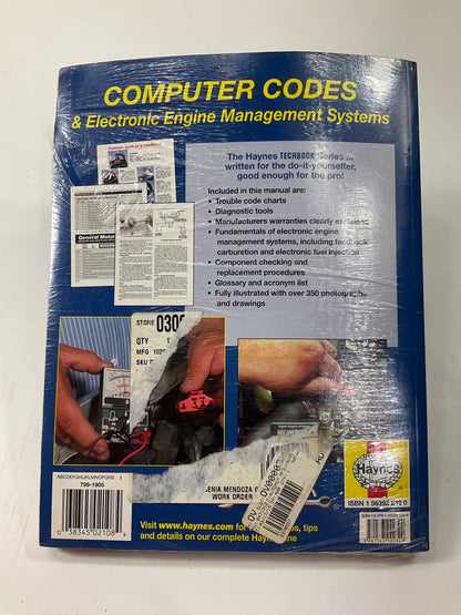 SEALED - Haynes 10205 Automotive Computer Codes Techbook 1981-1995