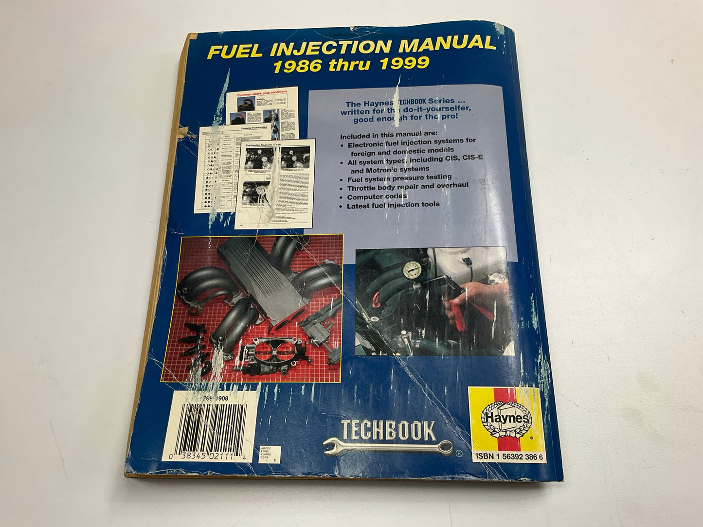Haynes 10220 Tech Book Manual Fuel Injection 1986-1999 Repair Manual - Damaged