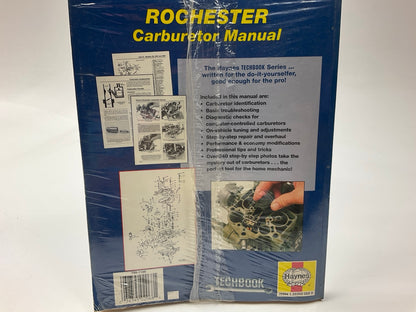 Haynes 10230 Techbook Carburetor Manual For Rochester 1-BBL, 2-BBL, & 4-BBL
