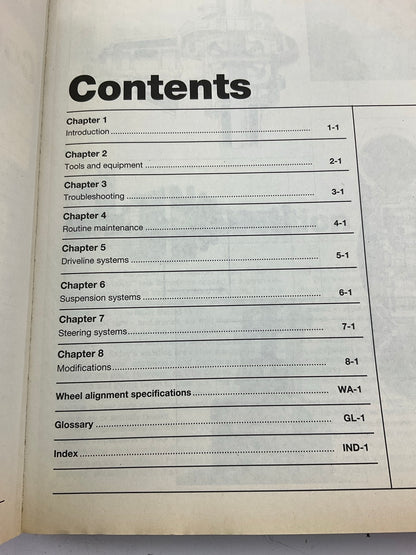 OPEN - Haynes 10345 Suspension, Steering & Driveline Manual Techbook