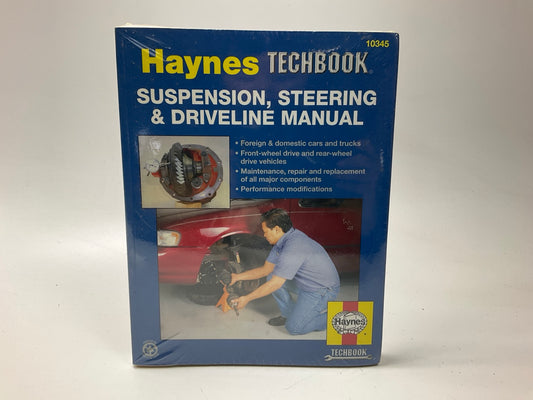 SEALED - Haynes 10345 Suspension, Steering & Driveline Manual Techbook