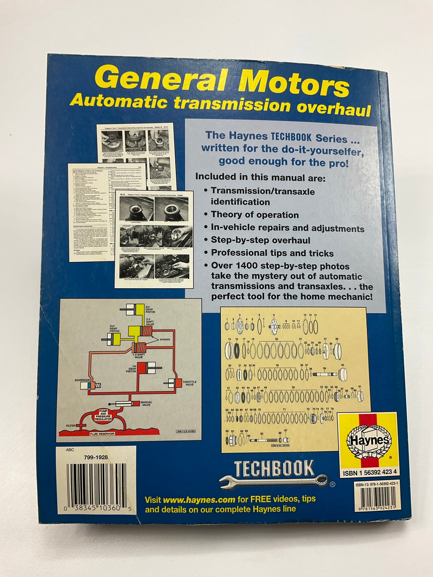 Haynes 10360 Techbook For General Motors Automatic Transmission Overhaul - USED