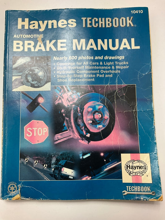 DAMAGED - Haynes 10410 Techbook Automotive Brake Manual