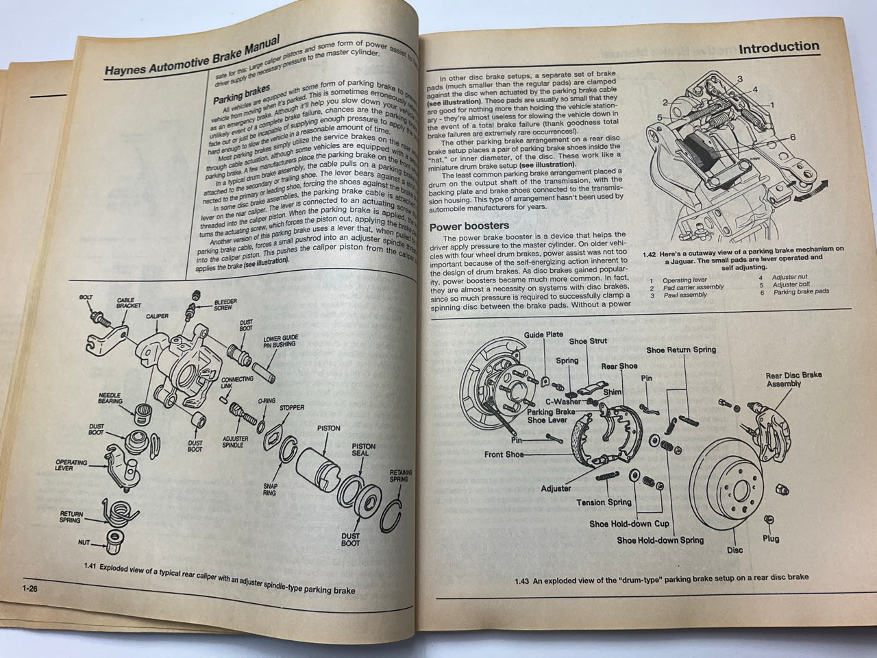 DAMAGED - Haynes 10410 Techbook Automotive Brake Manual