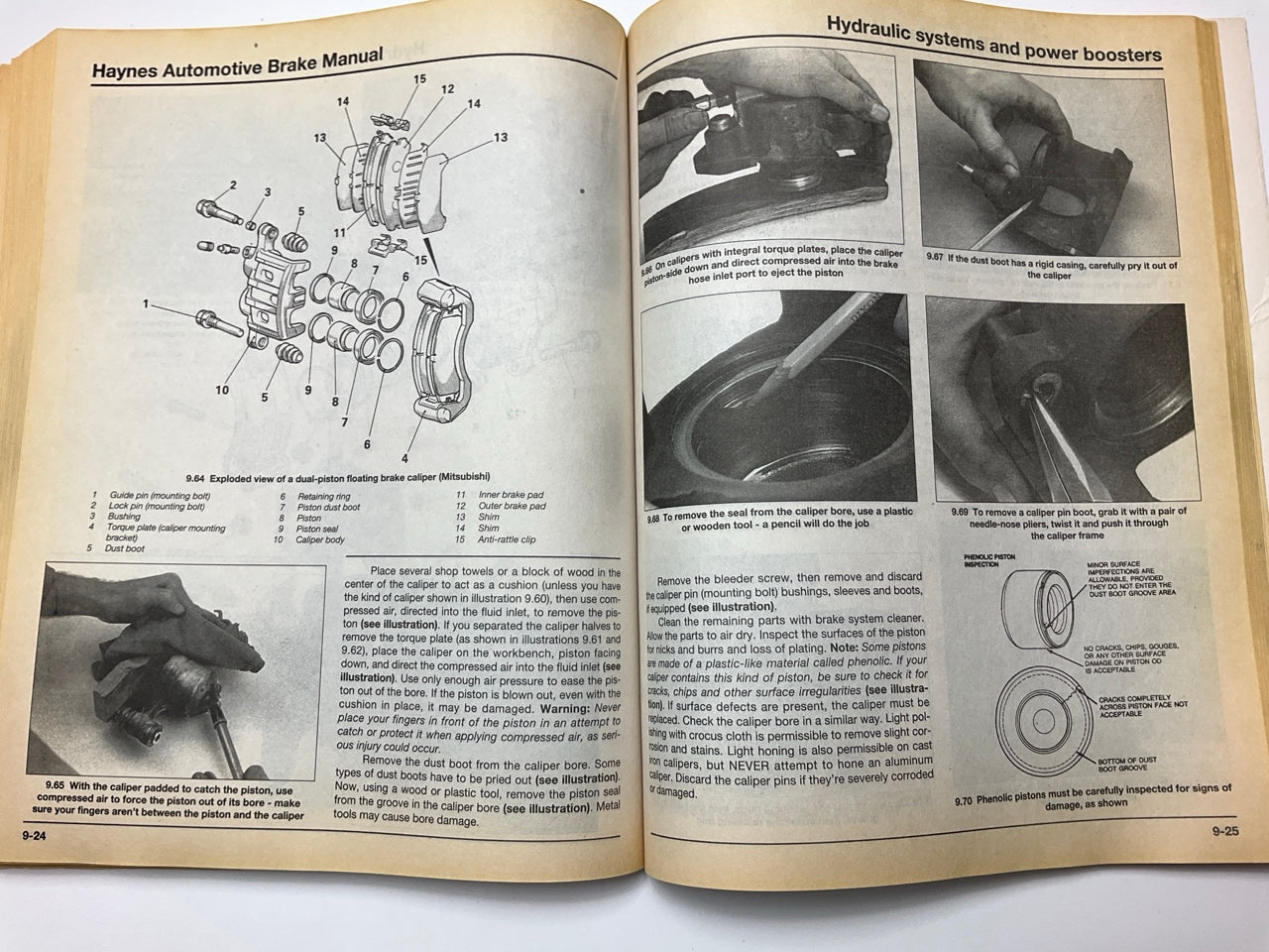 DAMAGED - Haynes 10410 Techbook Automotive Brake Manual