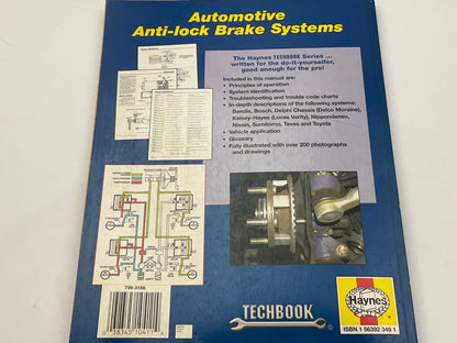 Haynes 10411 Repair Manual Automotive Anti-lock Brake Systems ABS