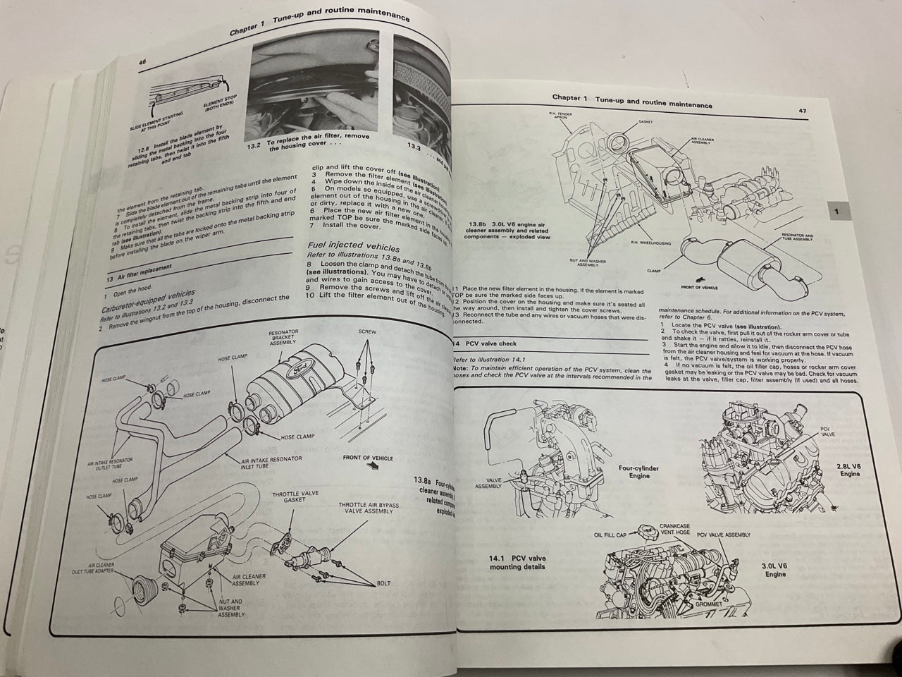 OPEN - Haynes 1476 Repair Manual For 1986-1992 For Aerostar Mini-vans 2.3L 2.8L