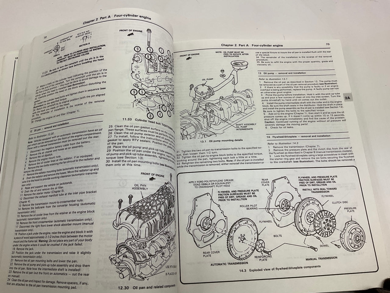 OPEN - Haynes 1476 Repair Manual For 1986-1992 For Aerostar Mini-vans 2.3L 2.8L