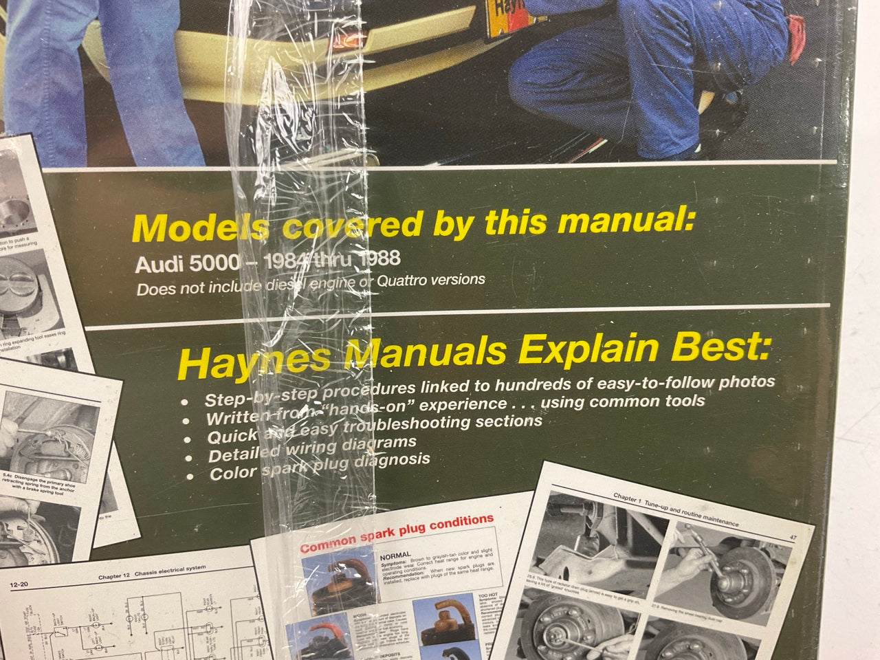 Haynes 15026 Repair Manual For 1984-1988 Audi 5000 (2WD Gas Models) - SEALED