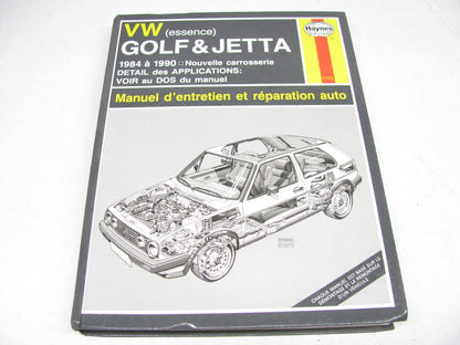 Haynes 1773 Repair Manual ( FRENCH) For 1984-1990 VW Golf, Jetta