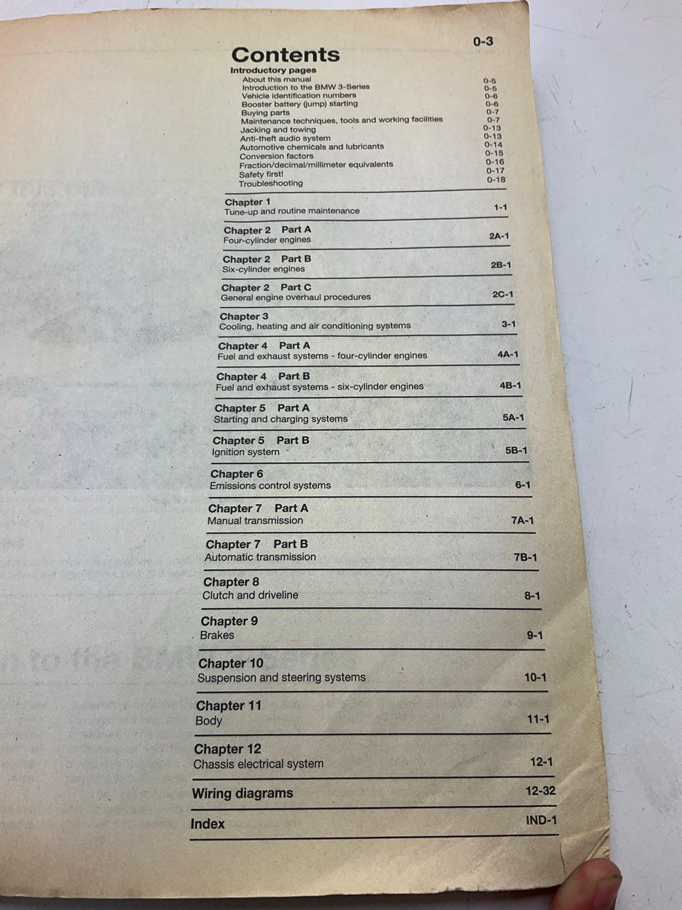 DAMAGED COVER - Haynes 18021 Repair Manual For 1992-1998 BMW 3-Series