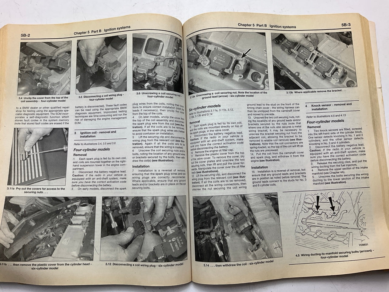 DAMAGED COVER - Haynes 18021 Repair Manual For 1992-1998 BMW 3-Series