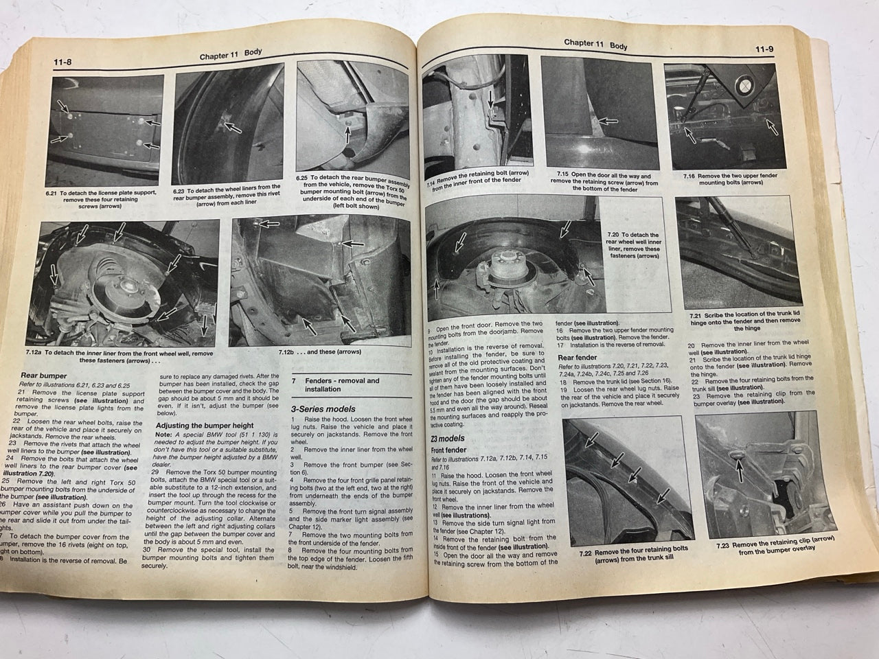 DAMAGED COVER - Haynes 18021 Repair Manual For 1992-1998 BMW 3-Series
