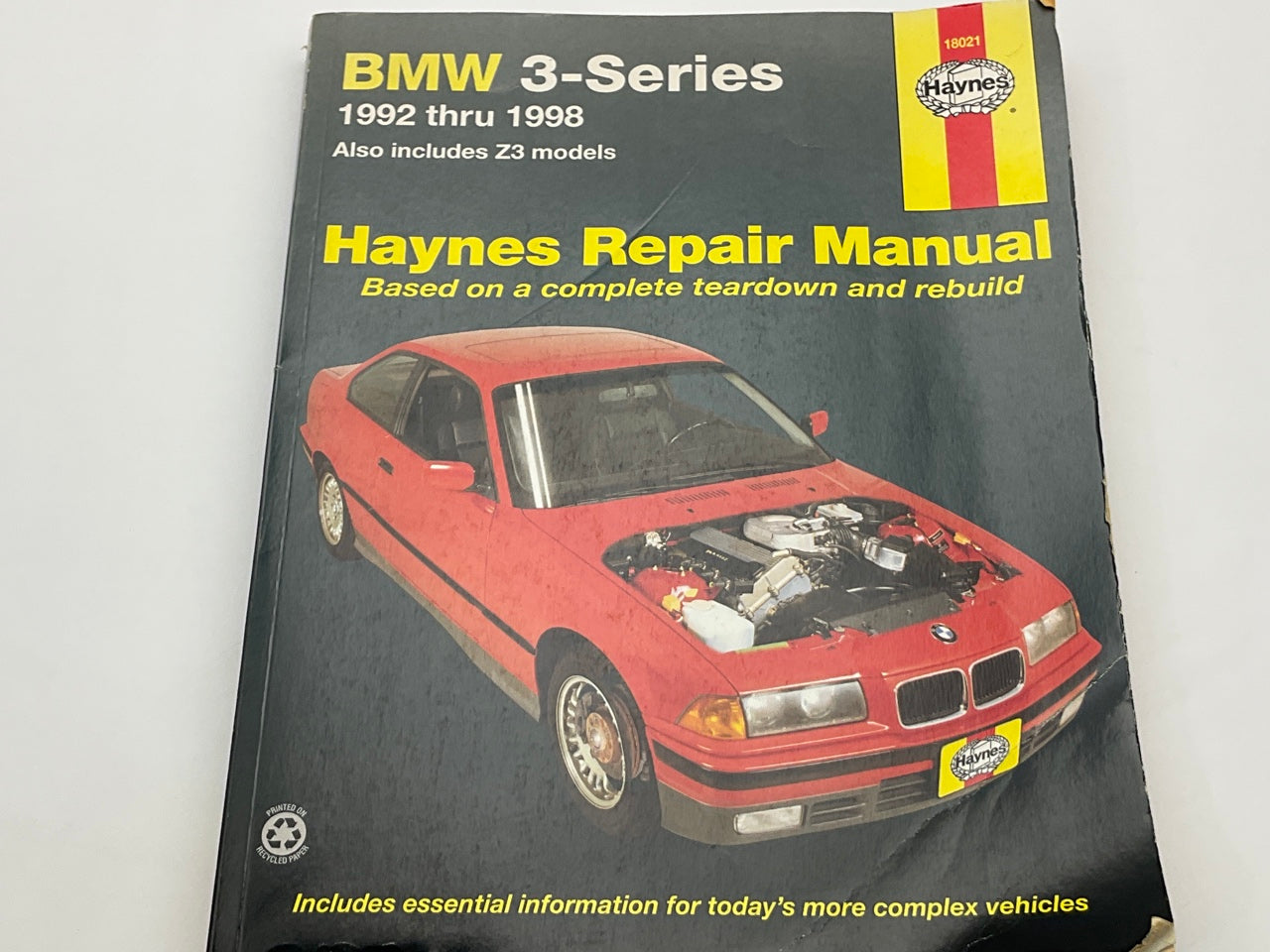 Haynes 18021 Repair Manual For 1992-1998 BMW 3-Series