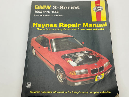 OPENED - Haynes 18021 Repair Manual For 1992-1998 BMW 3-Series E36