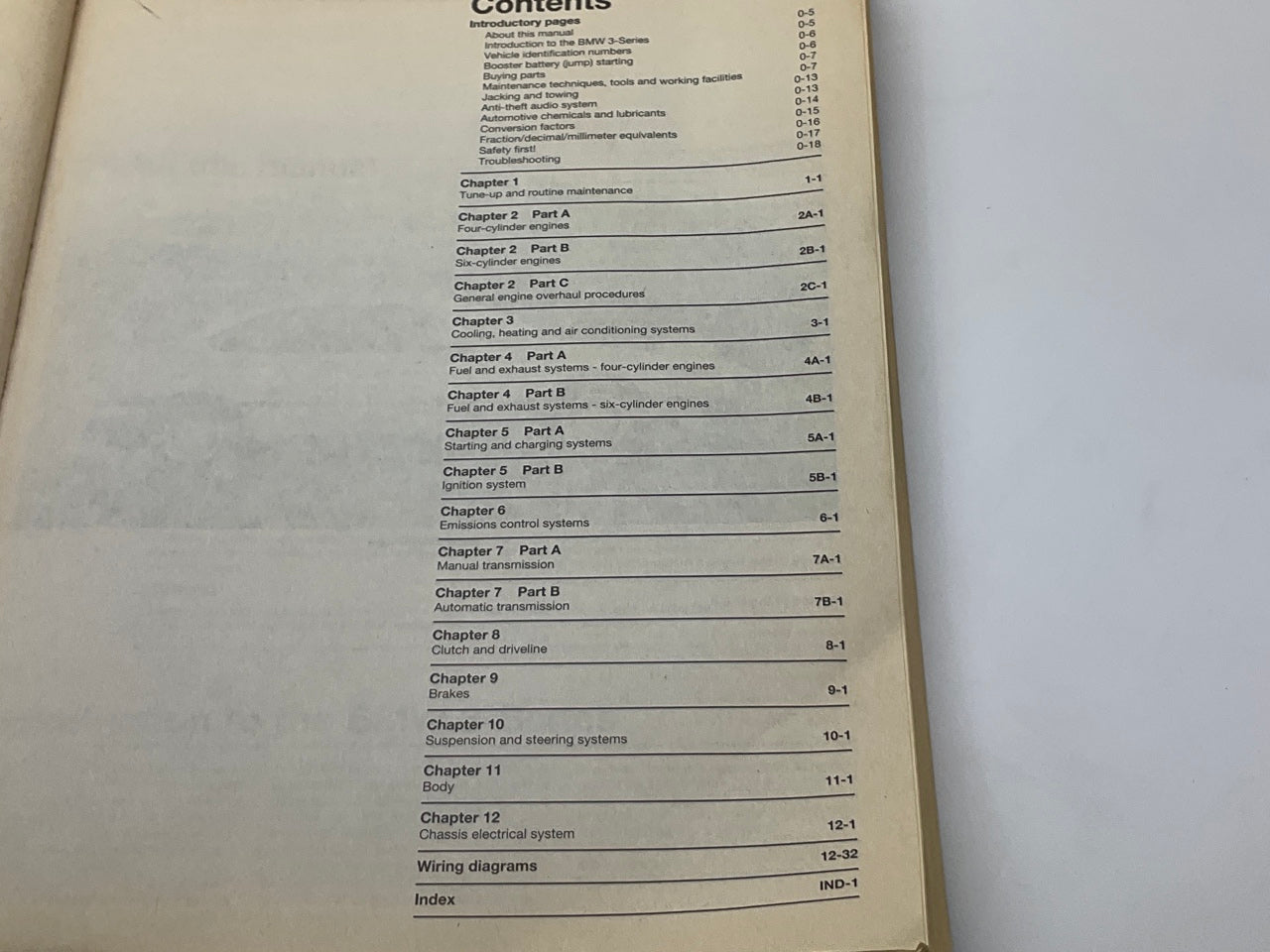 OPENED - Haynes 18021 Repair Manual For 1992-1998 BMW 3-Series E36