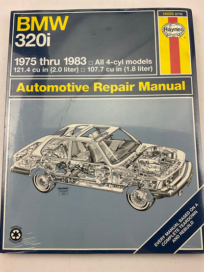 Haynes 18025 Repair Manual For 1975-1983 BMW 320i All 4 Cylinder Models