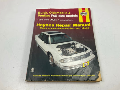 USED Haynes 19020 Repair Manual - 1985-2005 Buick Olds Pontiac Full Size FWD