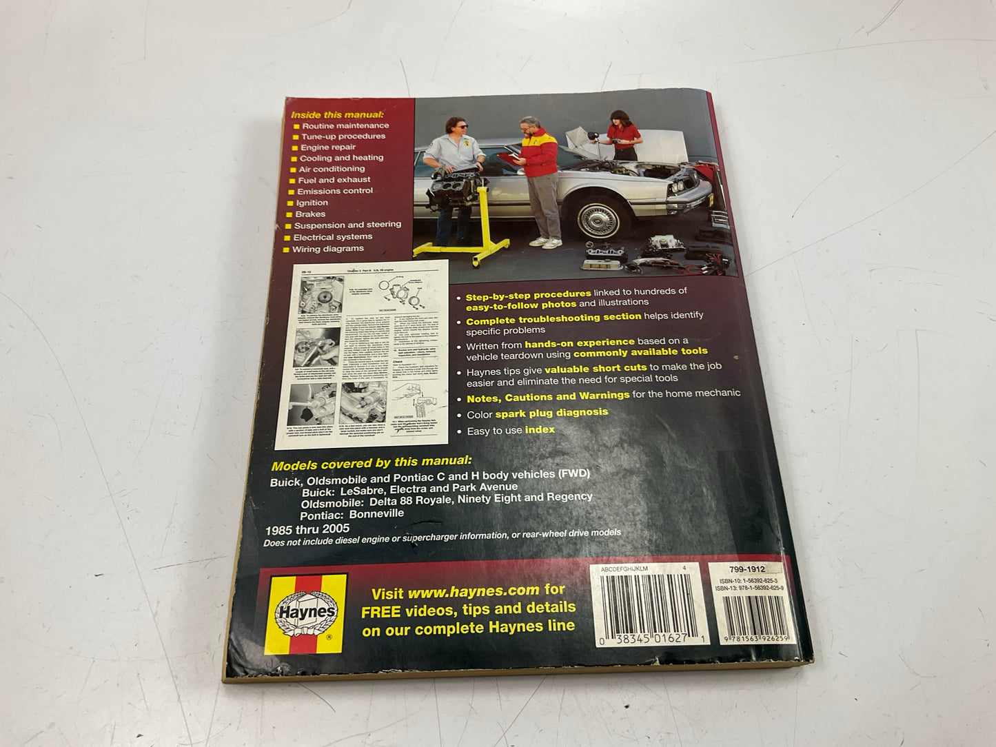 USED Haynes 19020 Repair Manual - 1985-2005 Buick Olds Pontiac Full Size FWD