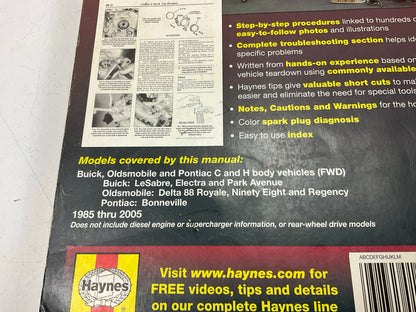 USED Haynes 19020 Repair Manual - 1985-2005 Buick Olds Pontiac Full Size FWD