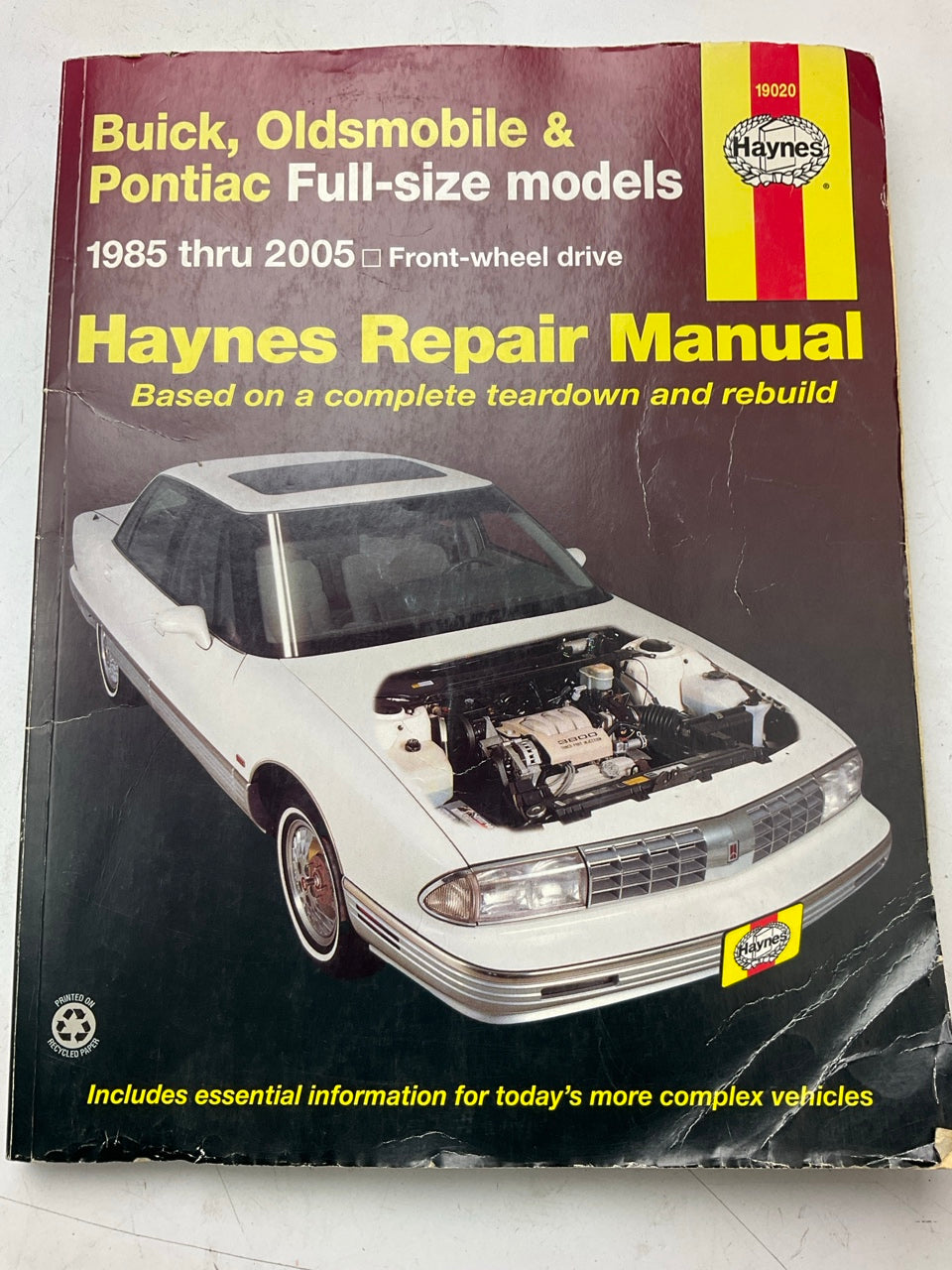 Haynes 19020 Repair Manual - 85-02 Front Wheel Drive Buick Oldsmobile & Pontiac