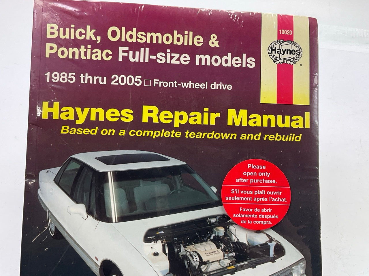 Haynes 19020 Repair Manual - 85-05 Front Wheel Drive Buick Oldsmobile & Pontiac