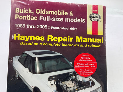Haynes 19020 Repair Manual - 85-05 Front Wheel Drive Buick Oldsmobile & Pontiac