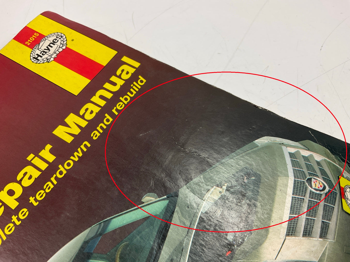 Haynes 21015 Repair Manual For 2003-2012 Cadillac CTS & CTS-V - DAMAGED