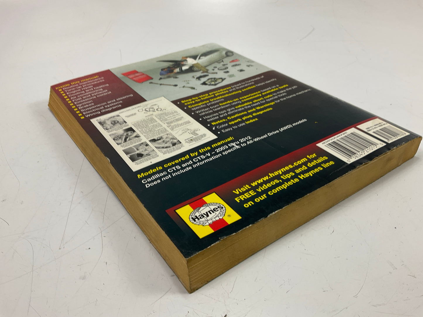 Haynes 21015 Repair Manual For 2003-2012 Cadillac CTS & CTS-V - DAMAGED